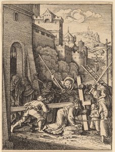Att bära korset av Wenceslaus Hollar