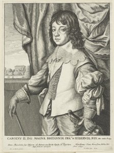 Karl II av Wenceslaus Hollar