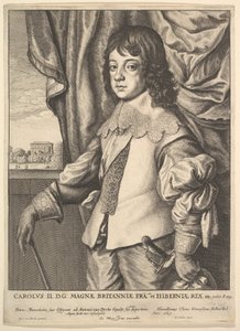 Karl II, 1649. av Wenceslaus Hollar
