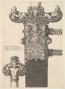 Dolk och skida, 1645. av Wenceslaus Hollar