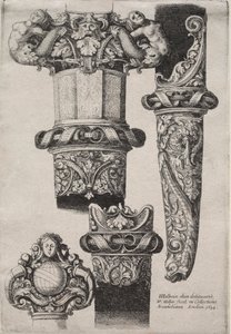 Design för Dolkar av Wenceslaus Hollar
