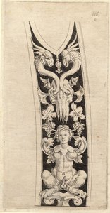 Design för en skida, från en teckning av Albrecht Durer av Wenceslaus Hollar