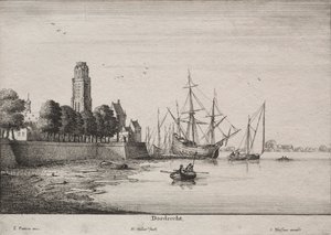 Dordrecht av Wenceslaus Hollar