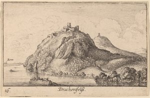 Drachenfels av Wenceslaus Hollar