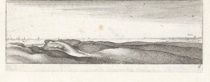 Sanddyner nära Naarden Small Seascapes (serietitel) av Wenceslaus Hollar