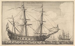 Holländskt krigsskepp, 1647. av Wenceslaus Hollar