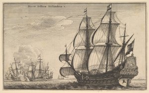 Holländska krigsskepp Holländska krigsskepp av Wenceslaus Hollar