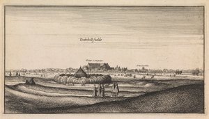 Engelska vyer: Tootehill Fields av Wenceslaus Hollar