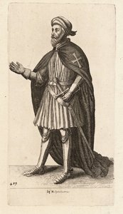 Ekv. Hospitaliarius. Tillstånd 2 av Wenceslaus Hollar
