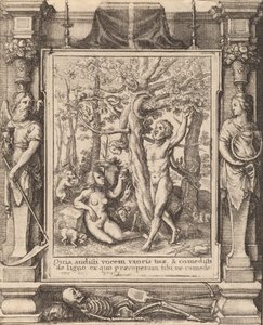 Edens trädgård, 1651. av Wenceslaus Hollar