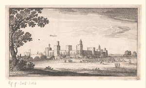 Utsikt över Windsor Castle Landskap och stadsbilder (serietitel) Amoenissimi Aliquot Locorum i Diversis Province Iacetium Prospectus (serietitel) av Wenceslaus Hollar