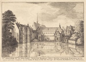Groenendaels kloster av Wenceslaus Hollar