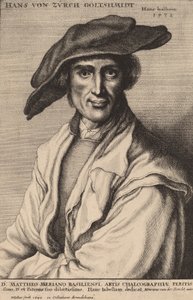 Hans von Zurch, guldsmed, 1647. av Wenceslaus Hollar