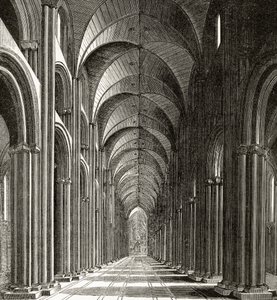 Interiör av Nave of St. Paul