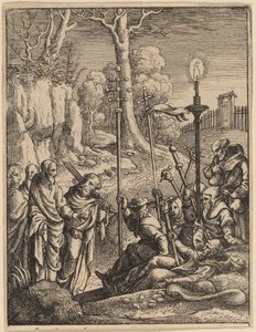 Jesus konfronterar sina belackare av Wenceslaus Hollar