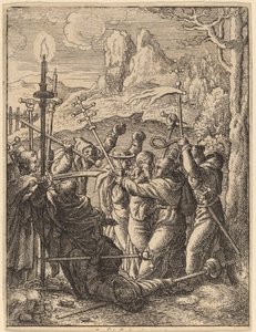Jesus tagen av Wenceslaus Hollar