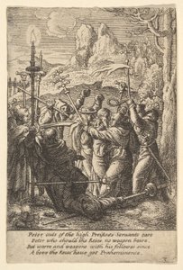 Jesus tagen, 1625-77. av Wenceslaus Hollar