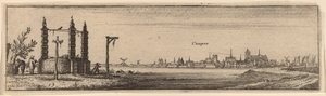 Slaget, ca 1632. av Wenceslaus Hollar