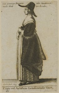 London fru av Wenceslaus Hollar