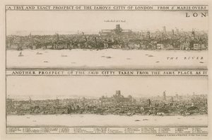 London, före och efter den stora branden