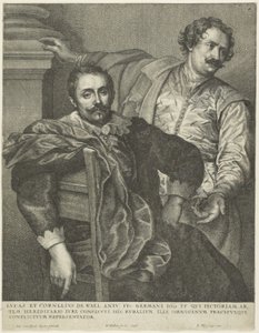 Luke och Cornelis av Wael av Wenceslaus Hollar