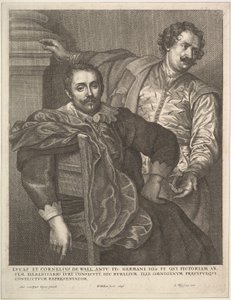 Lucas och Cornelius van Wael, 1646. av Wenceslaus Hollar