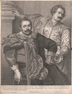 Luke och Cornelius de Wael av Wenceslaus Hollar