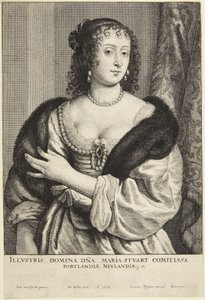 Maria Stuart av Wenceslaus Hollar