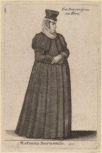 Matrona Bernese av Wenceslaus Hollar