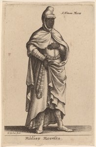 Moriska Mulier av Wenceslaus Hollar