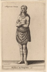 En kvinna från Virginia av Wenceslaus Hollar