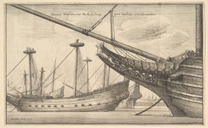 Holländsk västindiefarare, 1647 av Wenceslaus Hollar