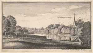 Nära Albury, 1645. av Wenceslaus Hollar