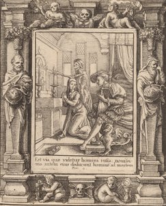 Nunna, 1651. av Wenceslaus Hollar