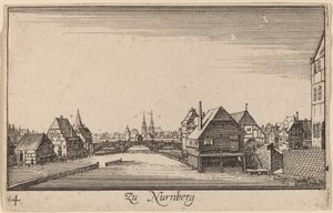 Nürnberg av Wenceslaus Hollar