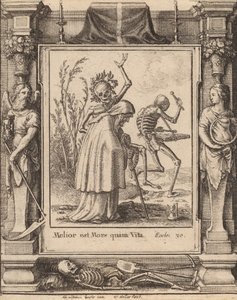 Gammal kvinna, 1651. av Wenceslaus Hollar