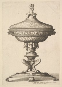 Utsmyckad bägare, 1642. av Wenceslaus Hollar