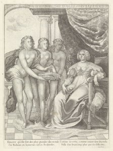 Porträtt av Amalia van Solms Historien om inträdet av den mest kristna kungens drottningmodern i Nederländernas förenade provinser. (serietitel) av Wenceslaus Hollar