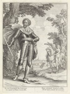Porträtt av Frederik Hendrik, prins van Oranje Historia om inträdet av den mest kristna kungens drottningmodern i Nederländernas förenade provinser. (serietitel) av Wenceslaus Hollar