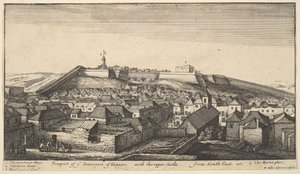 Prospekt av den inre delen av Tanger, ca. 1670. av Wenceslaus Hollar
