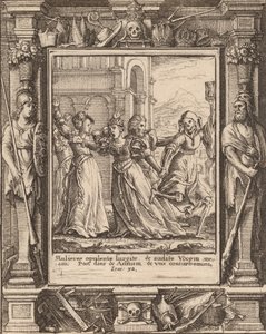 Drottning, 1651. av Wenceslaus Hollar