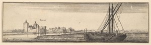 Ruhrort, 1642-44. av Wenceslaus Hollar