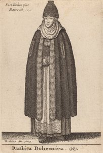 Bohemiska landsbygden, 1643. av Wenceslaus Hollar