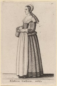 fransk landsbygd av Wenceslaus Hollar