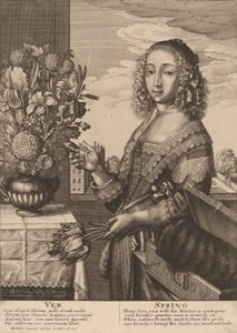 Våren, 1641. av Wenceslaus Hollar