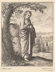 Johannes evangelisten, 1650. av Wenceslaus Hollar