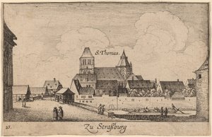 Strasbourg av Wenceslaus Hollar