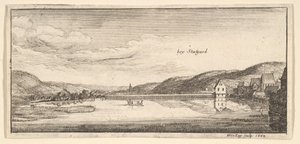 Stuttgart: Sjön, 1663-65. av Wenceslaus Hollar