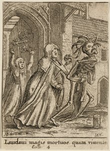 Abbedissan och döden av Wenceslaus Hollar