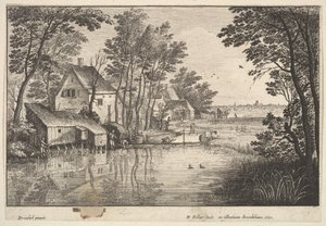Sportfiskaren, 1650. av Wenceslaus Hollar
